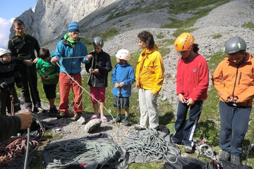 Kletterkurs, Knoten