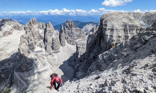 Via delle Guide in der Brentagruppe