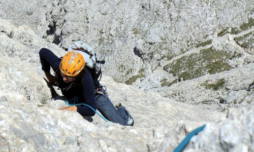 Klettern Rosengarten, Punta Emma