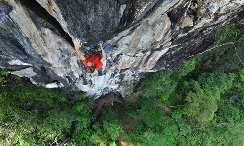Klettern in Laos