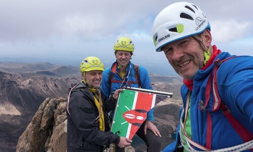 Klettern am Mt. Kenia